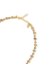 Summer Combo Calanthe Necklace, 18K Gold-Plated Brass & Crystals